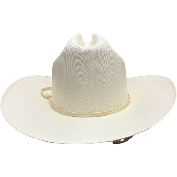 Rocha cowboy hat Lona Fina 71/2 NEW IVORY COLOR - Picture 2 of 10